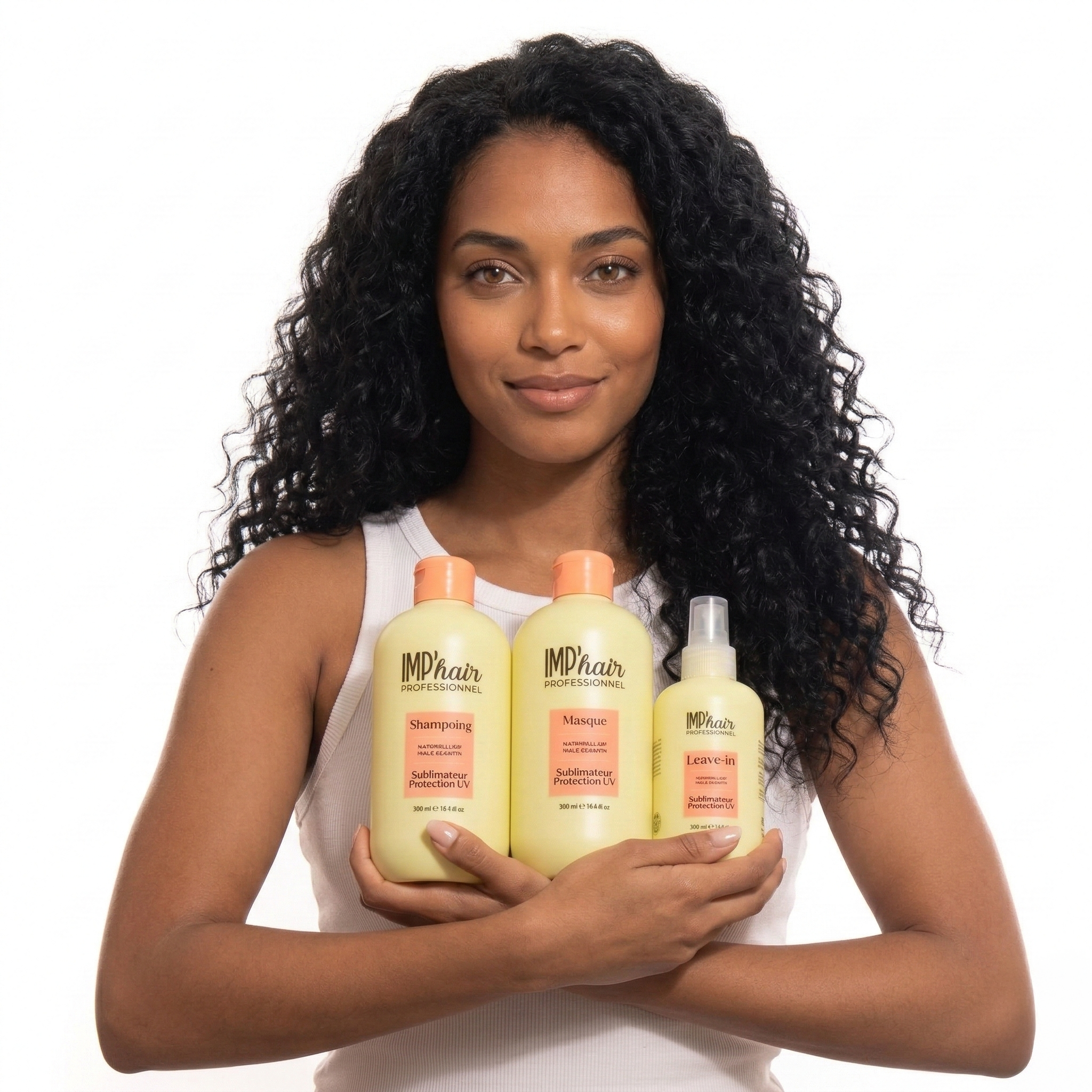 Trio Soin ANTI-UV ANTI-FRIZZ marshmallow & Buriti